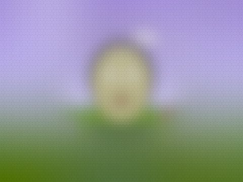 Sample scene rendered for the Western honey bee