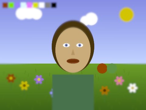 Sample scene rendered for the Little owl